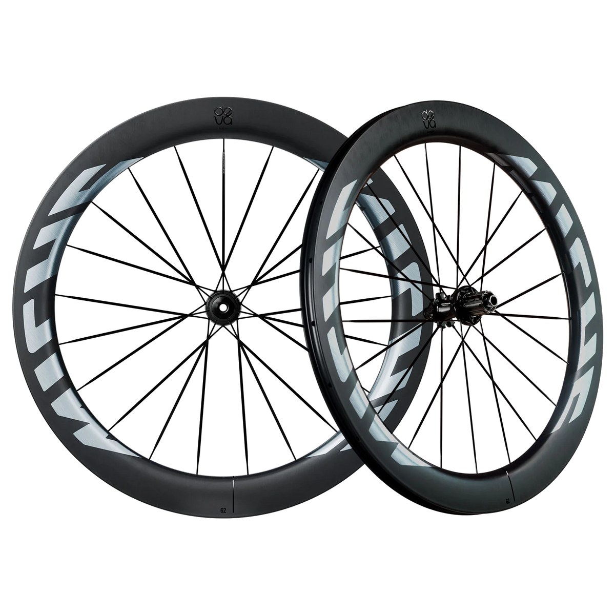 MICHE DEVA RD 62 hjulsæt, Tubeless Ready (Center Lock), sølv