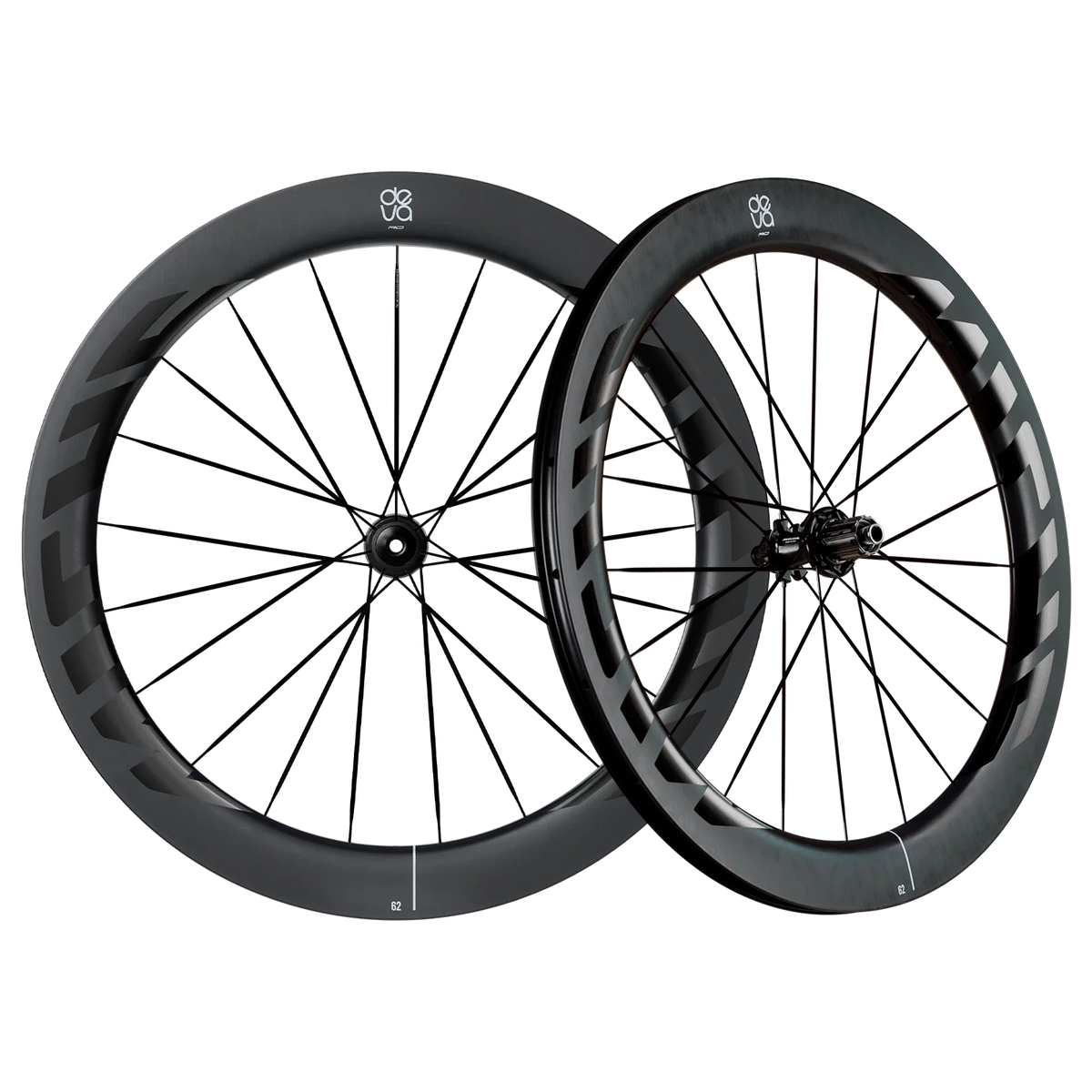 Par de ruedas MICHE DEVA RD 62 Tubeless Ready (Center Lock) negras