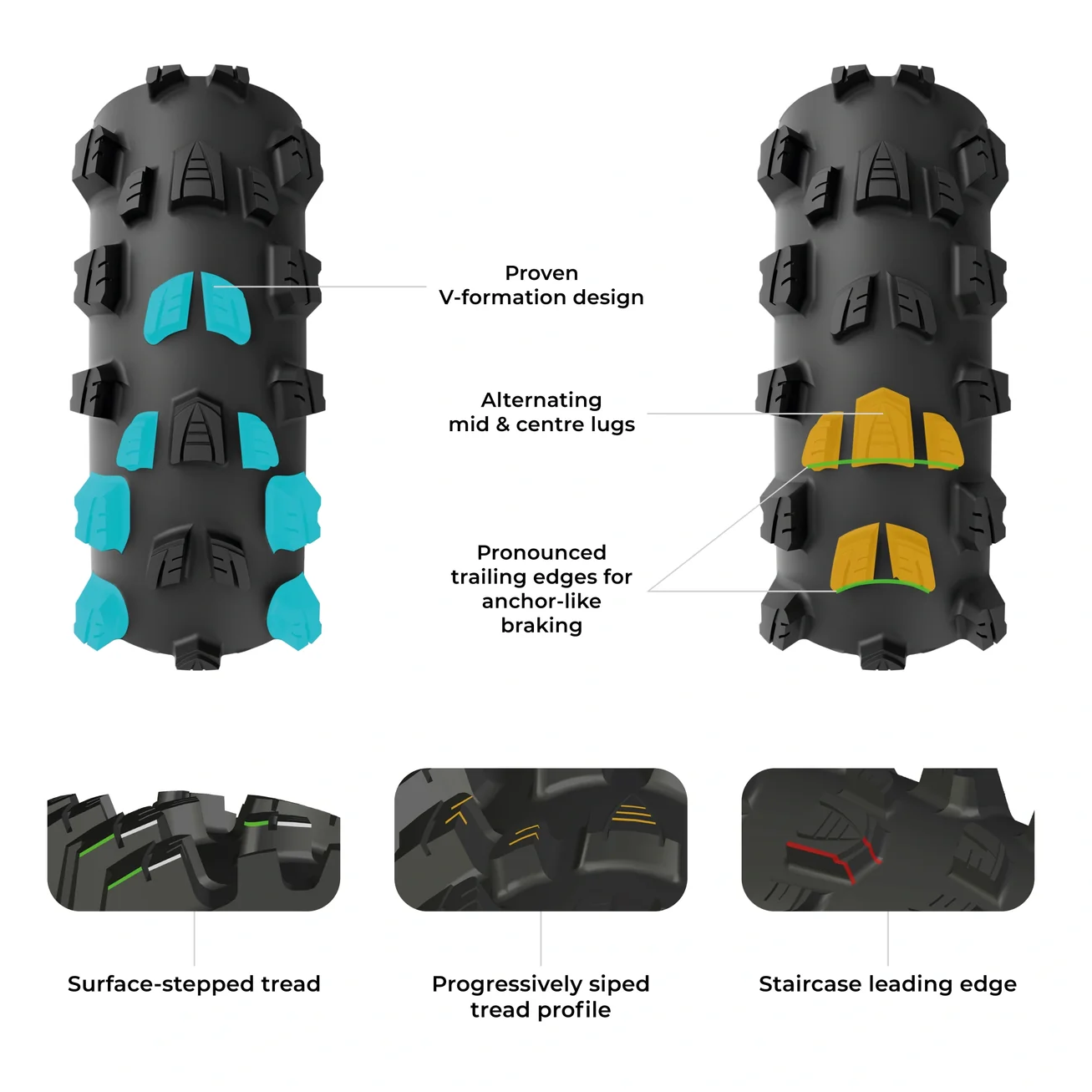 Dæk VITTORIA MOSTRO TRAIL 29x2.40 4C Graphene 2.0 Tubeless Ready Foldbar Sort