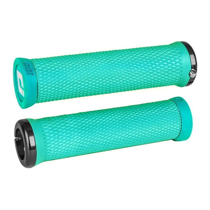 Grips ODI ELITE MOTION V2.1 Lock-on 130 mm Turquesa