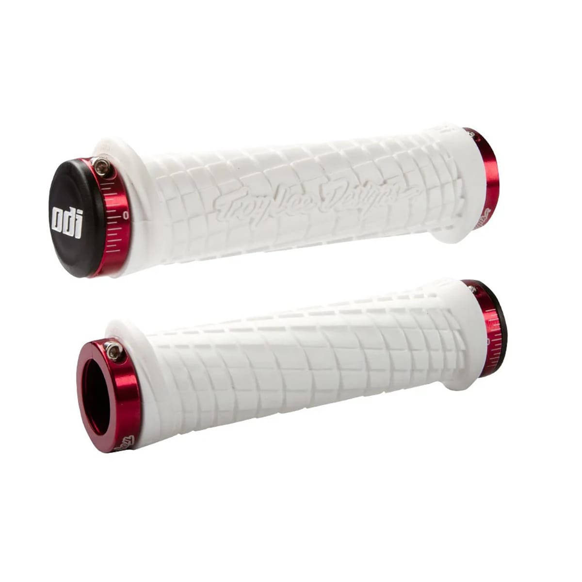 Grepp ODI TROY LEE DESIGNS Lock-On 130 mm Vit