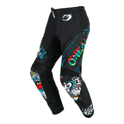 O'NEAL ELEMENT RANCID Junior trousers, black/grey – front view