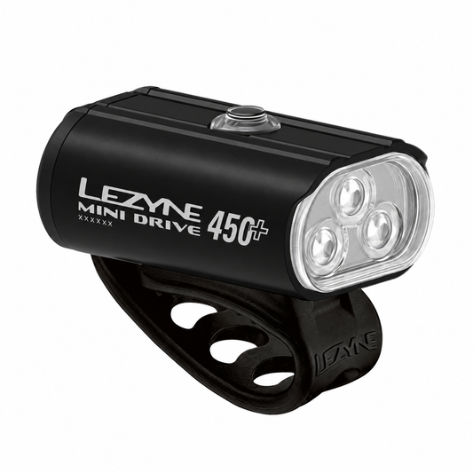 LEZYNE MINI DRIVE 450+ front light — product view on a white background