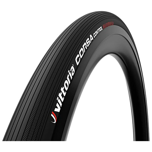 Bekamerėms sistemoms pritaikyta juoda VITTORIA CORSA CONTROL Graphene G2.0 700c padanga