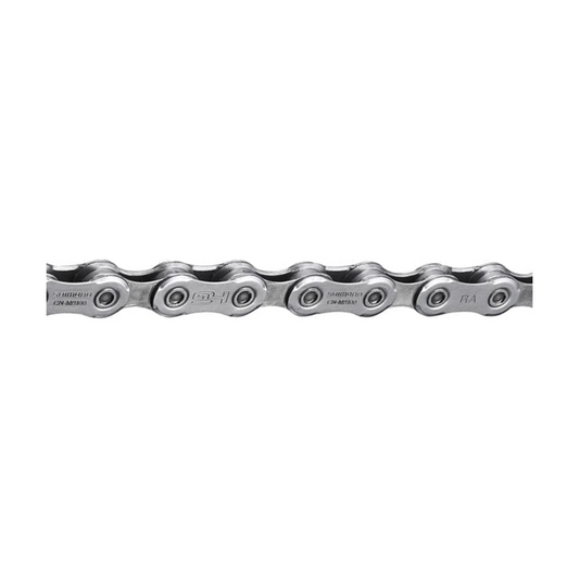 SHIMANO XT ULTEGRA CN-M8100 12-speed chain with Quick Link, e-bike rated — product photo on a white background