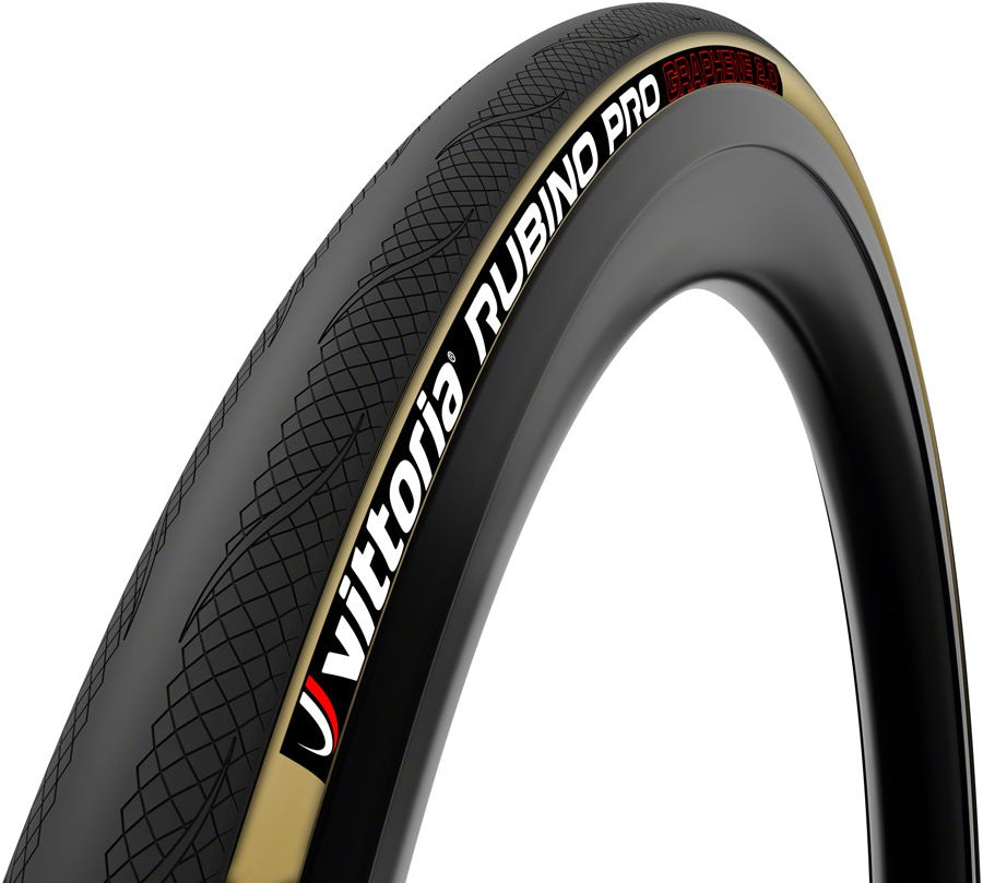 VITTORIA RUBINO PRO Graphene G2.0 TubeType tyre in beige — three-quarter view