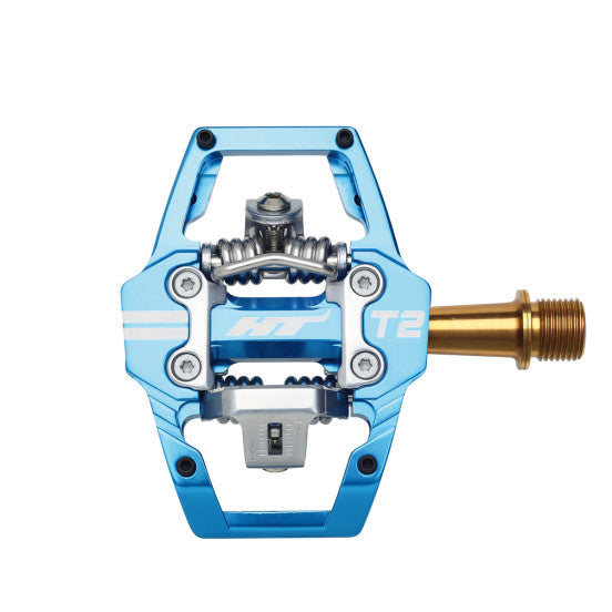 Pedaler HT COMPONENTS ENDURO T2T Titan Blå