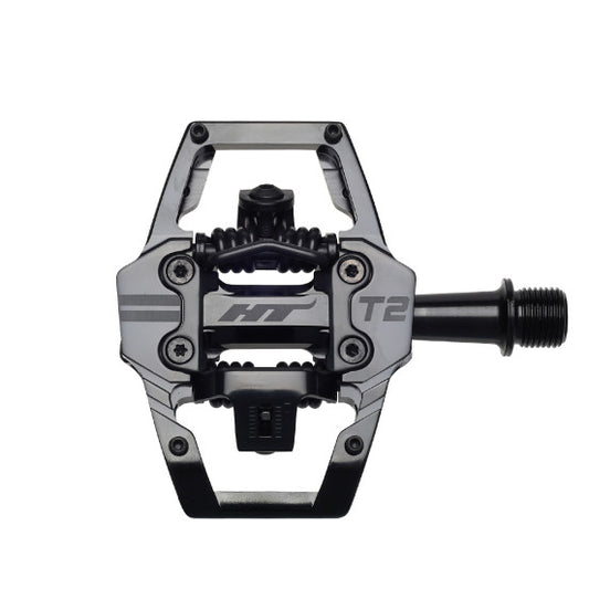 Pédales HT COMPONENTS EDNURO T2 Noir Stealth