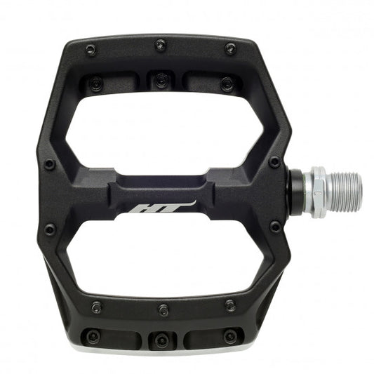 HT COMPONENTS SPIDER AF03 Flat Pedals Μαύρο