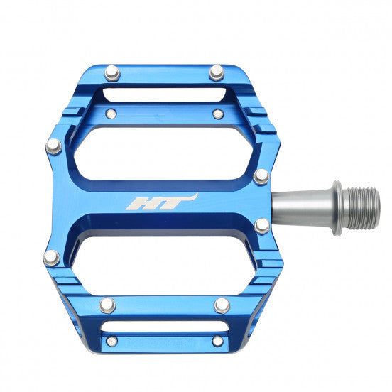 Platte pedalen HT COMPONENTS AR09 Marineblauw