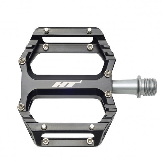 Ploché pedály BMX HT COMPONENTS AR09SX Černá
