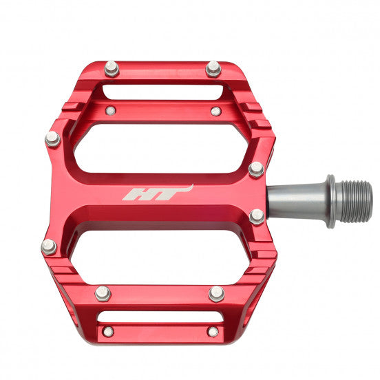 Pédales Plates HT COMPONENTS AR09 Rouge