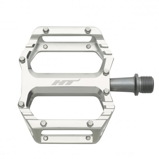 HT COMPONENTS AR09 Ασημένια επίπεδα πεντάλ