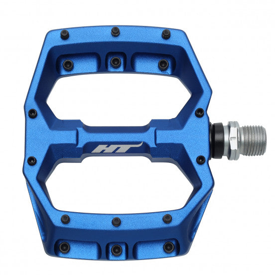 Pédales Plates HT COMPONENTS SPIDER AF03 Bleu