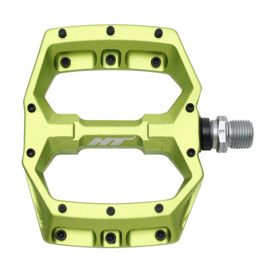 Pédales Plates HT COMPONENTS SPIDER AF03 Vert