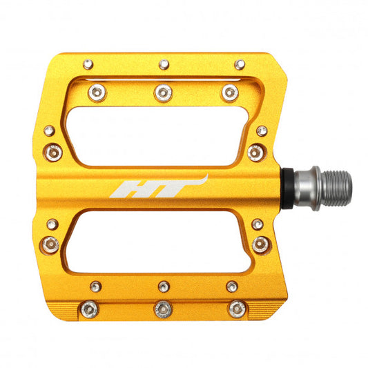 Pédales Plates HT COMPONENTS NANO AN14A Or