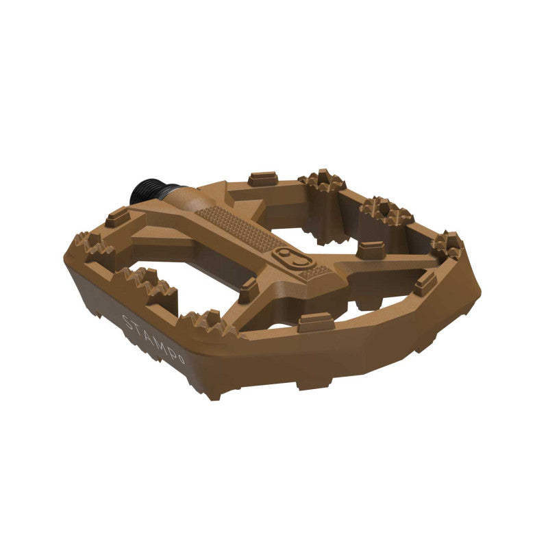 Platta pedaler CRANKBROTHERS STAMP 0 Small Brun