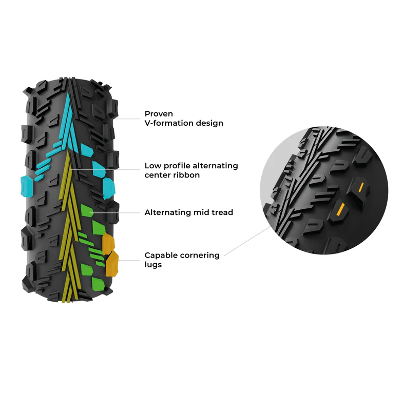 Dæk VITTORIA PEYOTE XC TRAIL 29x2.40 Graphene 4C Tubeless Ready Souple Sort