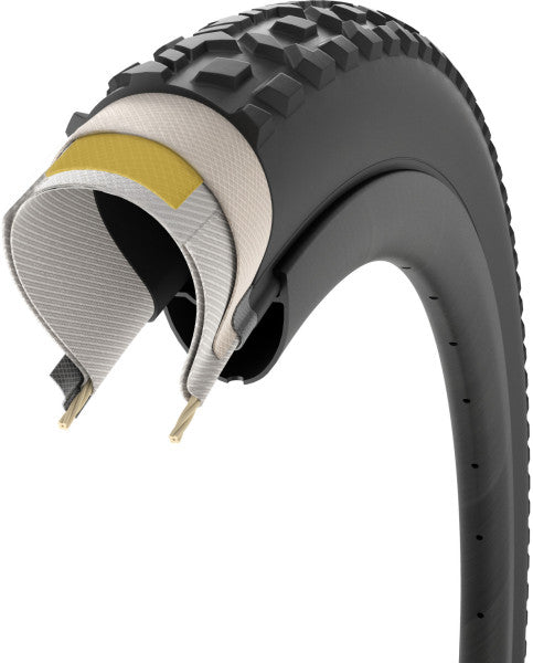 Dæk PIRELLI CINTURATO GRAVEL M High Performance Prowall 700c Tubeless Ready Sort