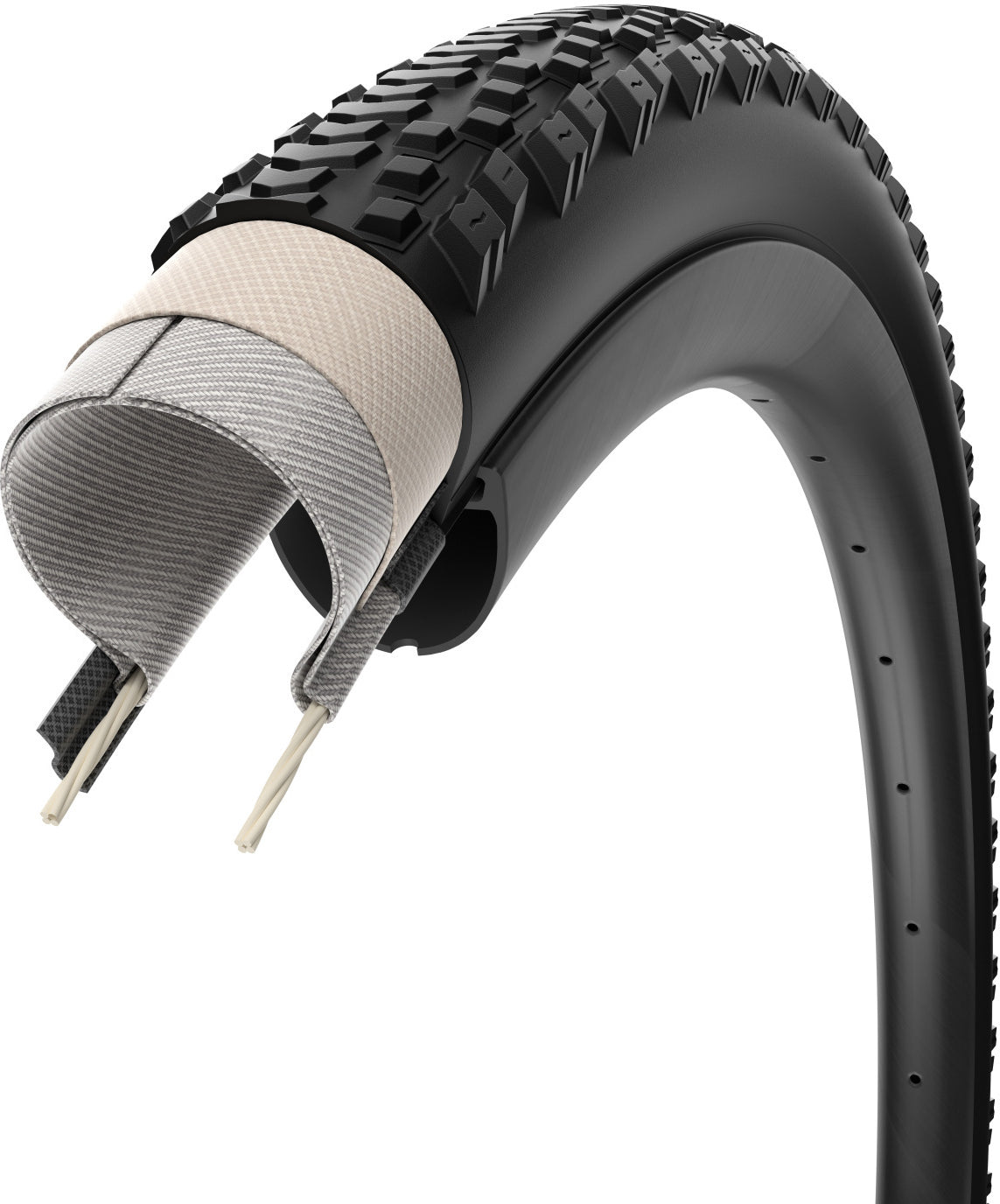 Dæk PIRELLI CINTURATO GRAVEL RM Performance Techwall 700c Tubeless Ready Sort