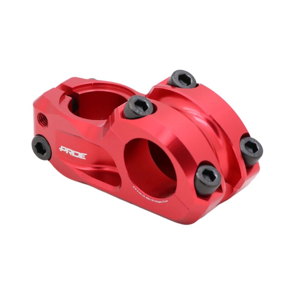 Potence PRIDE CAYMAN V2 Ø31.8mm Rouge
