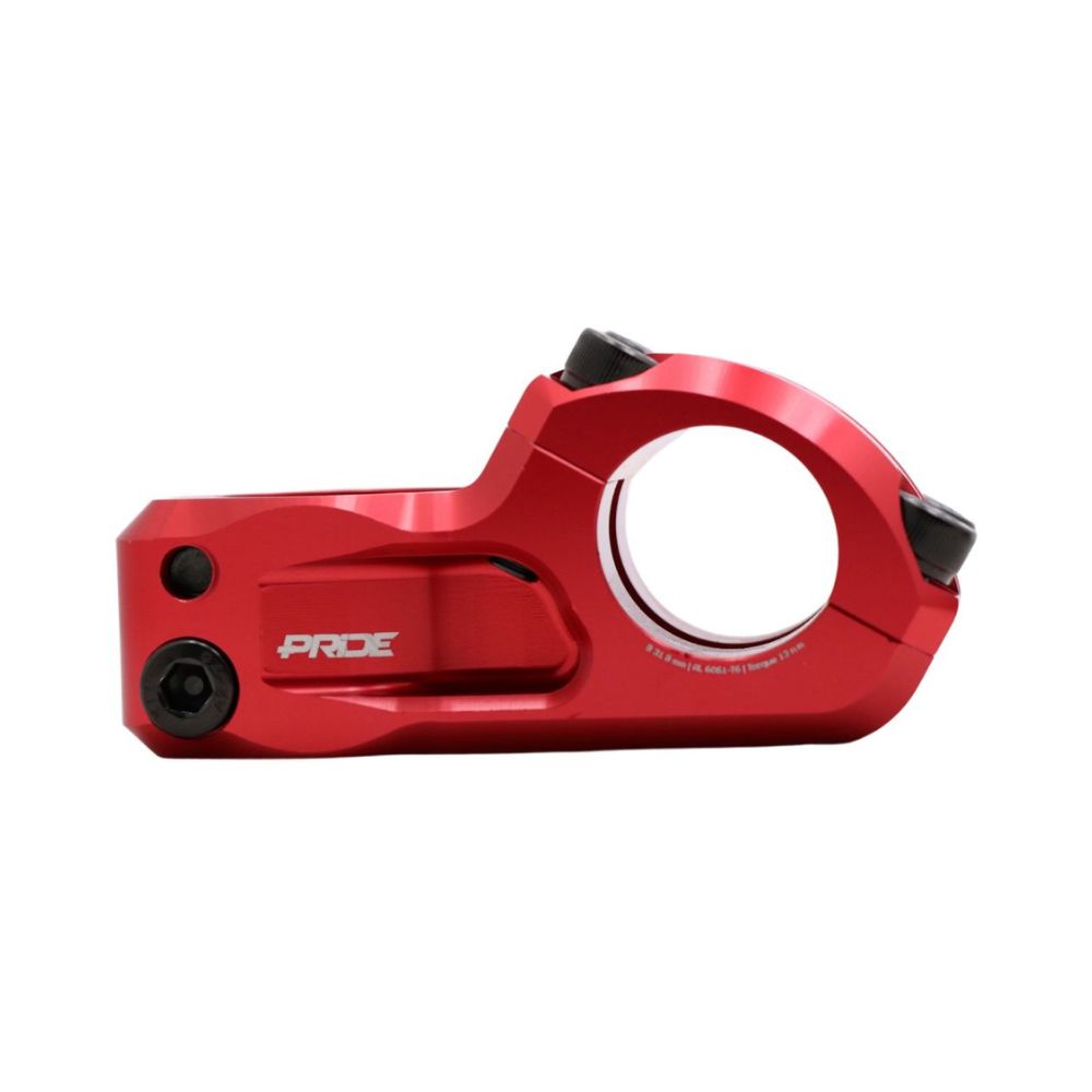Potence PRIDE CAYMAN V2 Ø31.8mm Rouge