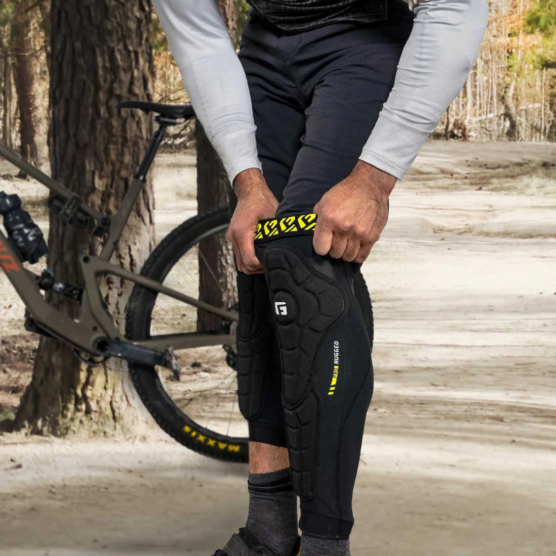Kniebeschermers Scheenbeschermers G-FORM PRO-RUGGED 2 Zwart
