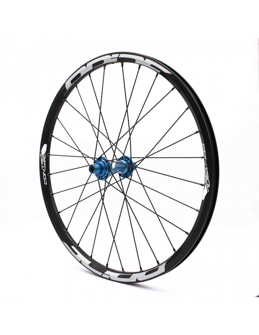 Paire de Roues PRIDE 20" (451mm) Control V1 Disc Axes 10/10mm Bleu