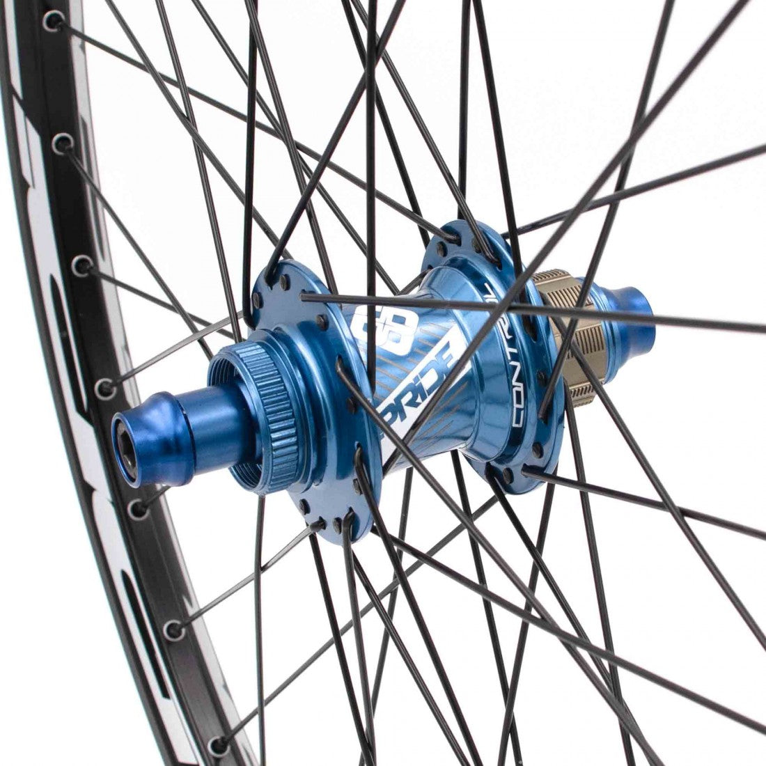 Paire de Roues PRIDE 24" (507mm) Control V1 Disc Axes 20/10mm Bleu