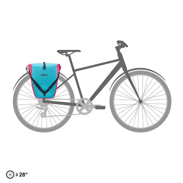 Torba na Bagażnik ORTLIEB BACK ROLLER CYBER 20 L Niebieska/Różowa