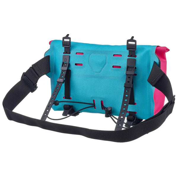 ORTLIEB VELO SLING 3 L Cyber Handlebar Bag Blue/Pink