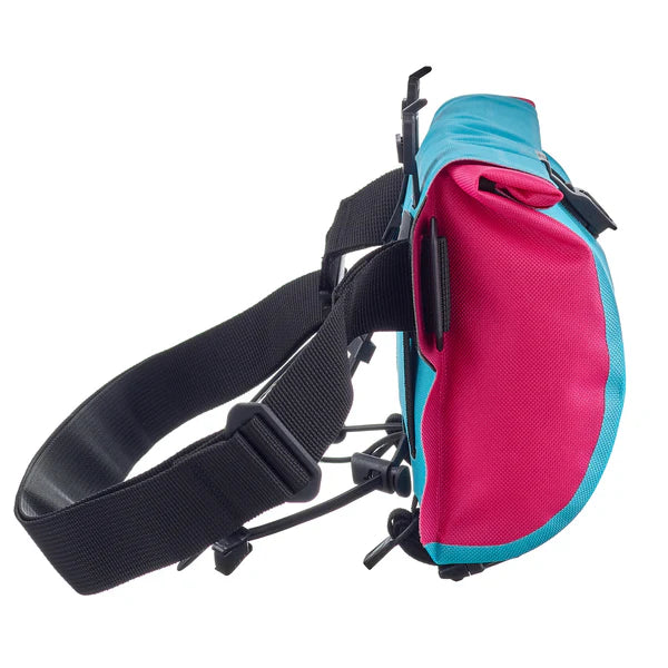 ORTLIEB VELO SLING 3 L Cyber Handlebar Bag Blue/Pink