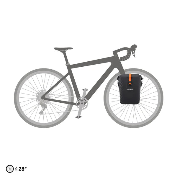 Taskepar til Bagagebærer ORTLIEB GRAVEL PACK QL 2.2 29 L Sort
