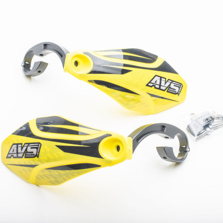 Protège Mains AVS KIT DECO Patte Alu Jaune/Noir