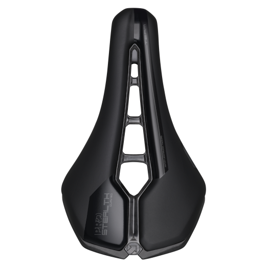 Selle PRO STEALTH TEAM CURVED 152mm Rails Carbone Noir