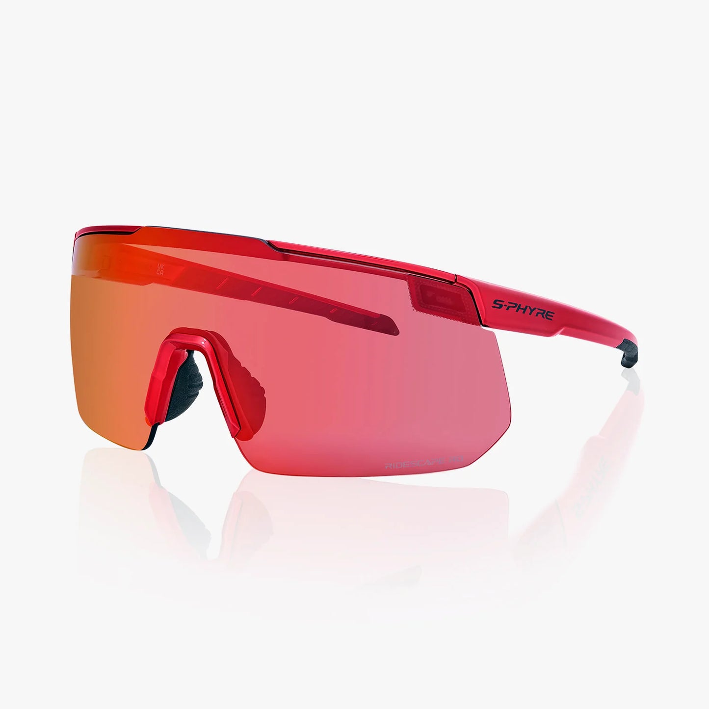 Bril SHIMANO S-PHYRE CE-SPHR2 Metallic Rood Ridescape Road Glas