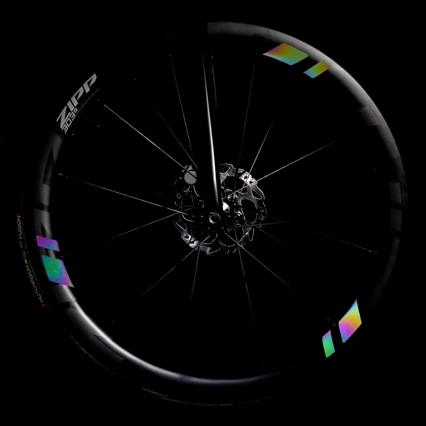 THE BEAM WHEEL FLASH 2.0 Rainbow Reflective Stickers