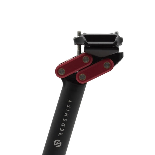 Tige de Selle Double Position REDSHIFT Noir/Rouge