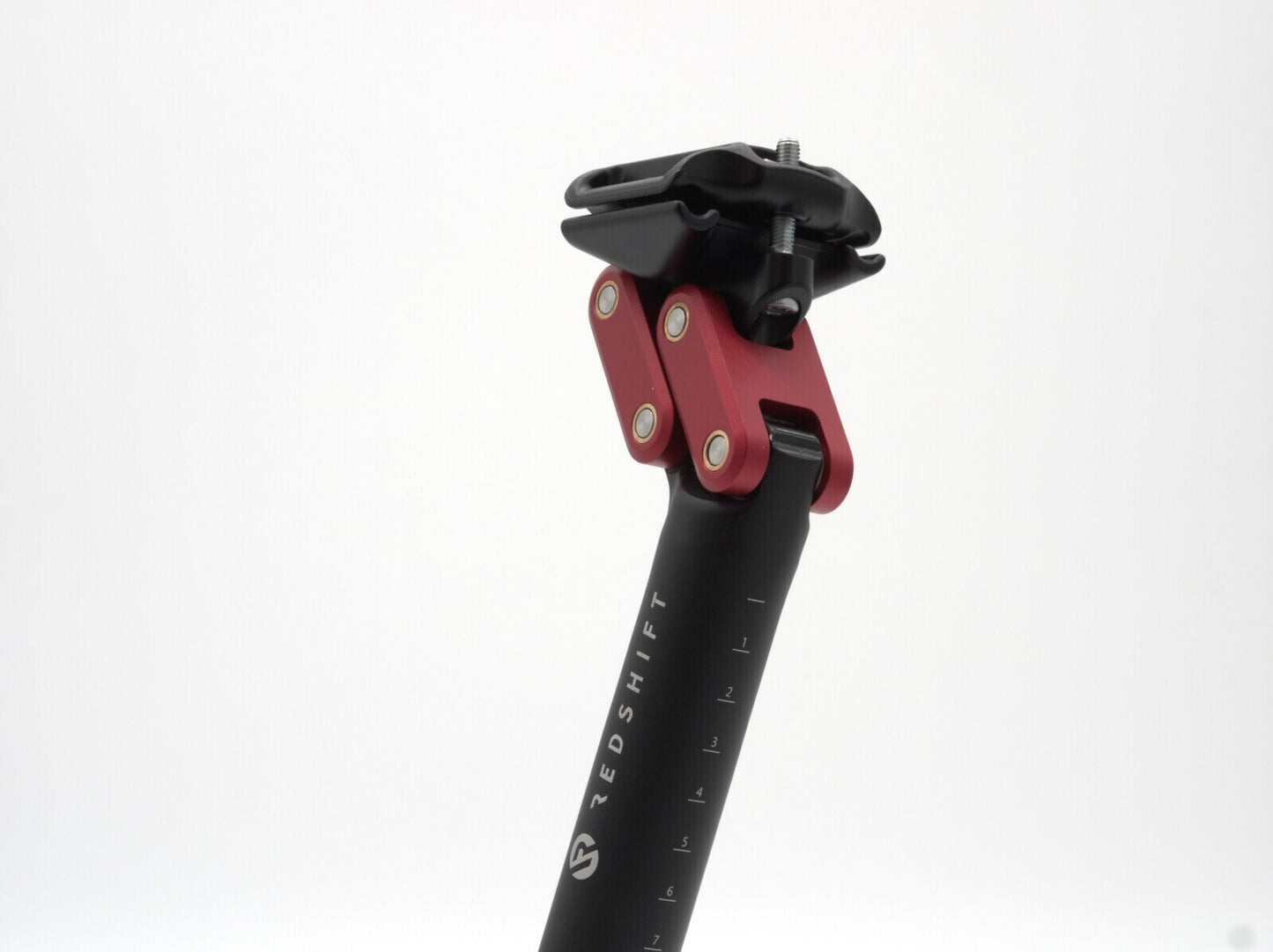 Tige de Selle Double Position REDSHIFT Noir/Rouge