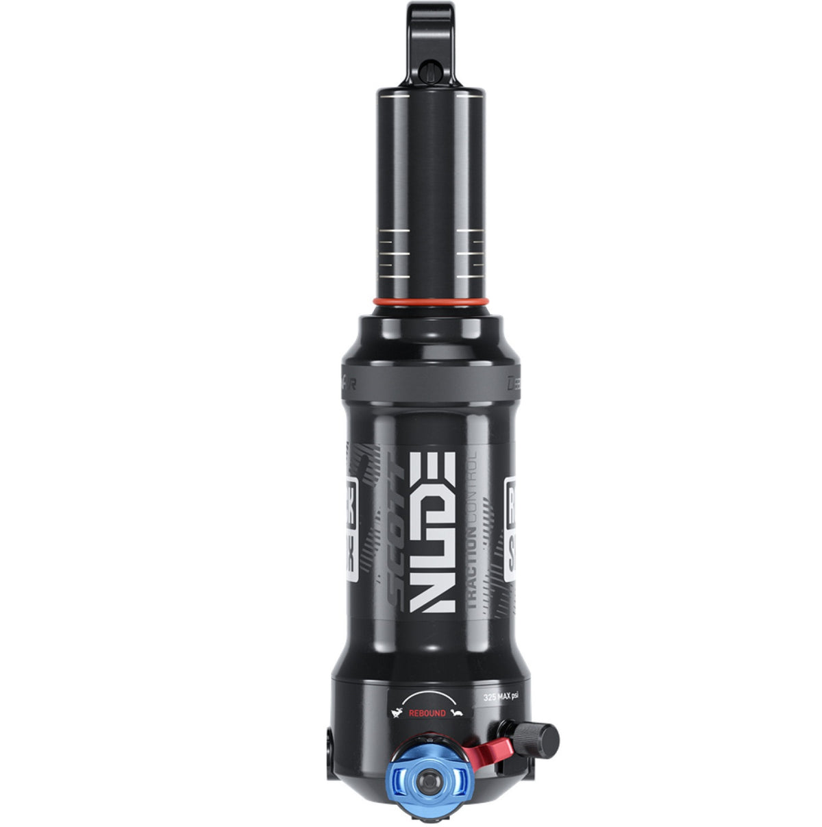 ROCKSHOX DELUXE NUDE RLC3 DEBONAIR -takaiskunvaimennin, 2 Tokens / 0 Token Sealhead, Mid Reb / Mid Comp, Scott Ransomiin