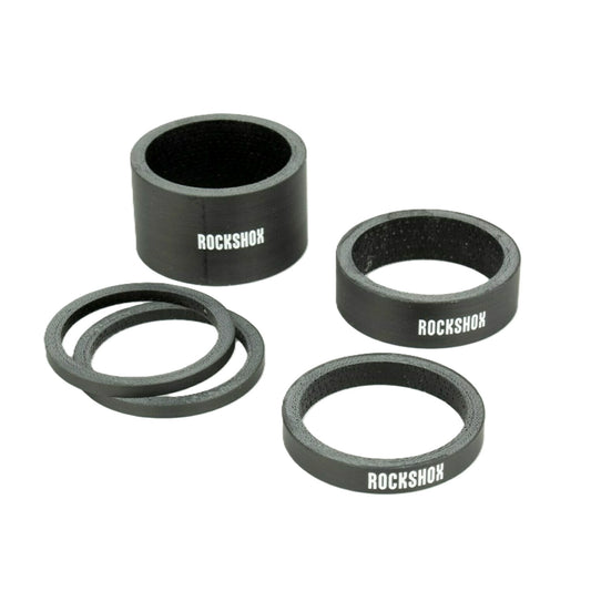 Kit d'Entretoises ROCKSHOX UD Carbone 1"1/8 Noir