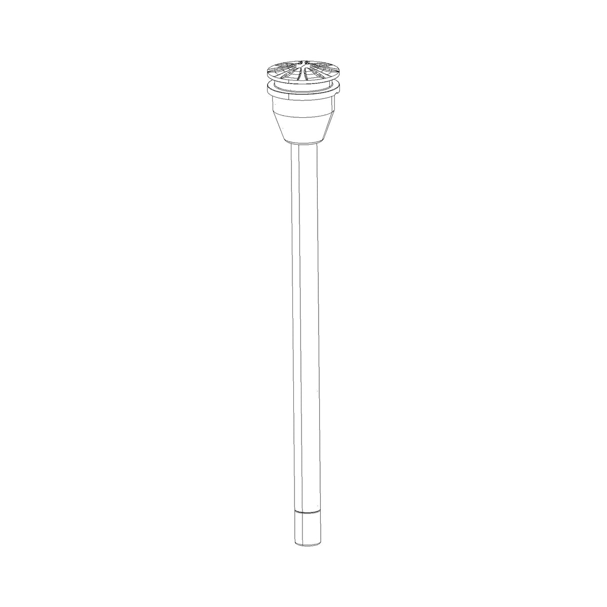 Komplet osovine zračne opruge DEBONAIR ROCKSHOX 100 mm – 29" (32 mm) za SID C1/SID SL D1 — tehnička ilustracija