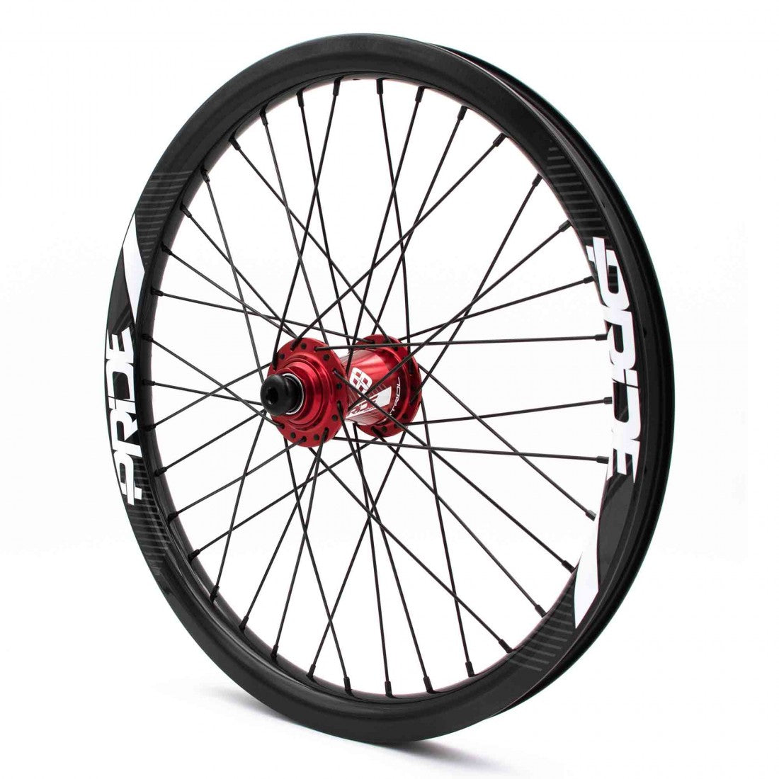Coppia di Ruote PRIDE 20" (406mm) Carbonio Gravity Gloss Disc Pride Control Assi 20/10mm Rosso