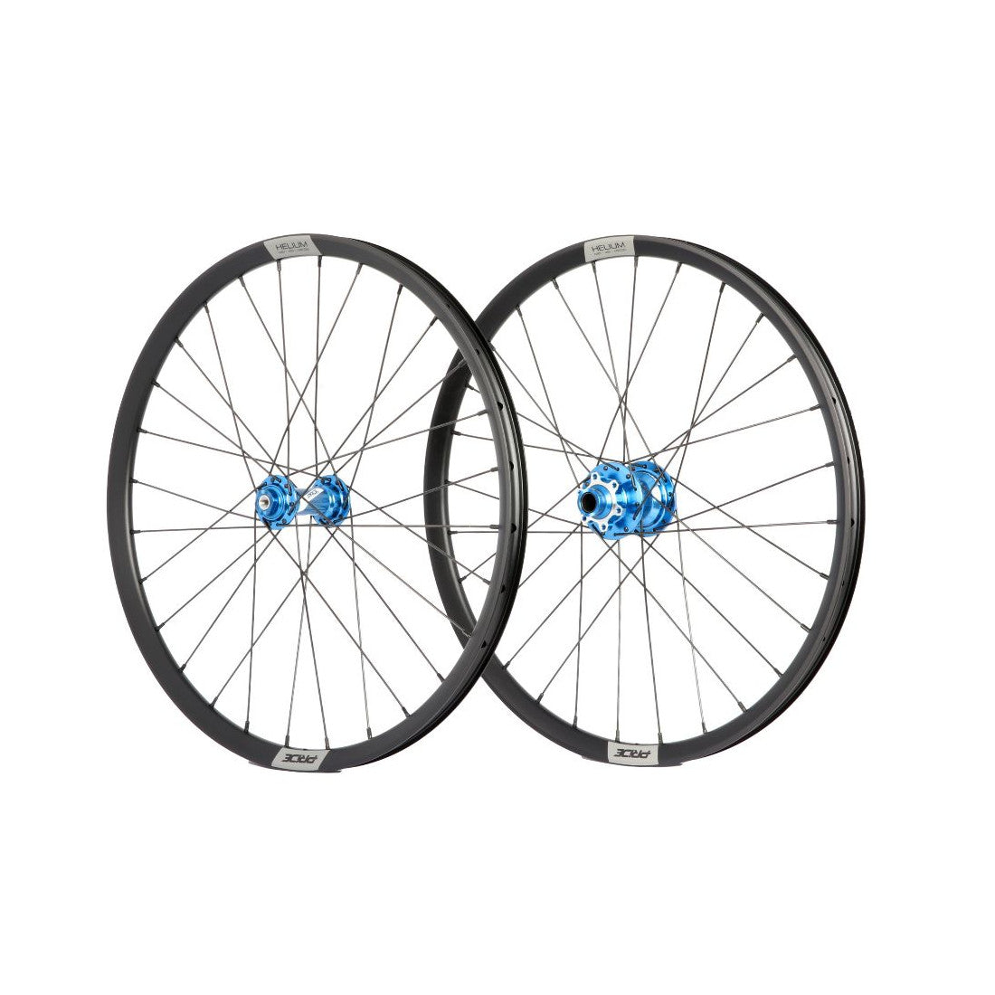 Paire de Roues PRIDE 20"(451mm) Gravity Matt Disc Pride Control V1 Axes 10/10mm Bleu