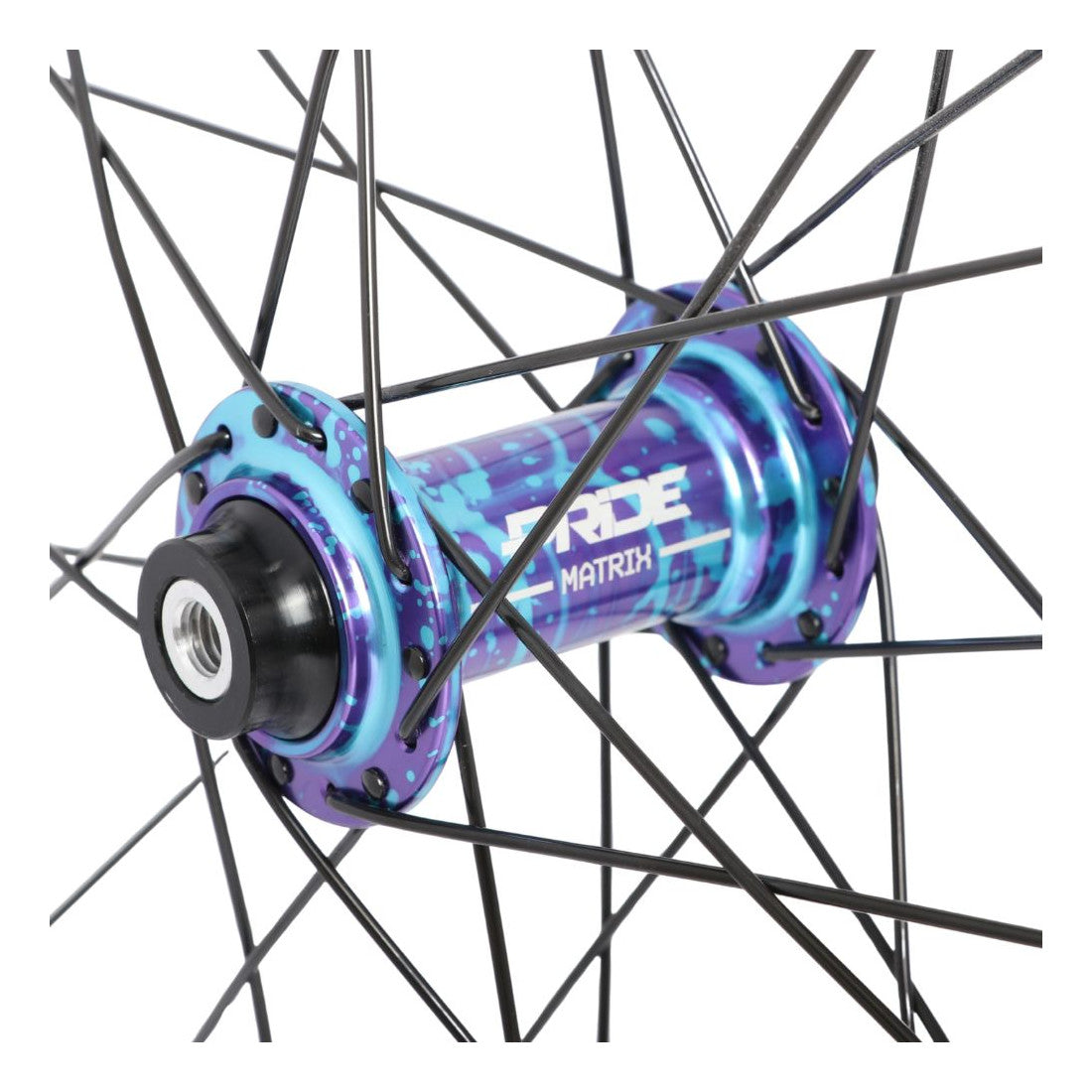 Coppia di Ruote PRIDE 20" (451mm) Carbonio Wave Gloss Black Disc Matrix Assi 10/10mm Splash