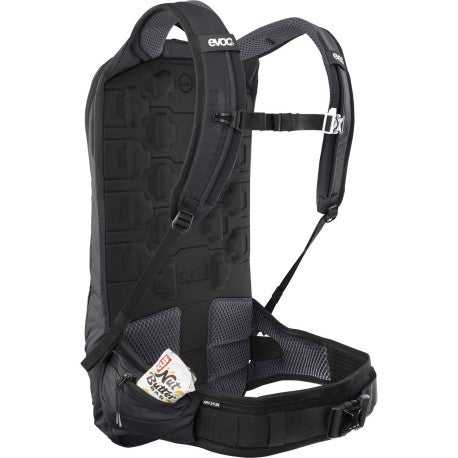 Rucksack mit Rückenschutz EVOC TRAIL PRO BLACKLINE 10 L Schwarz