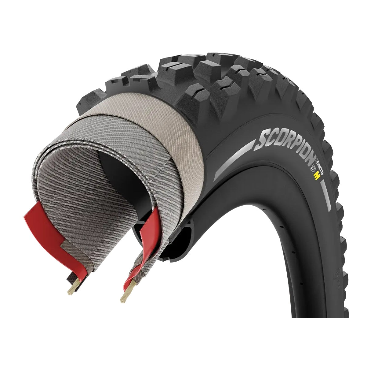 Dæk PIRELLI SCORPION E-MTB M 27.5x2.60 Tubeless Ready Souple 4192900