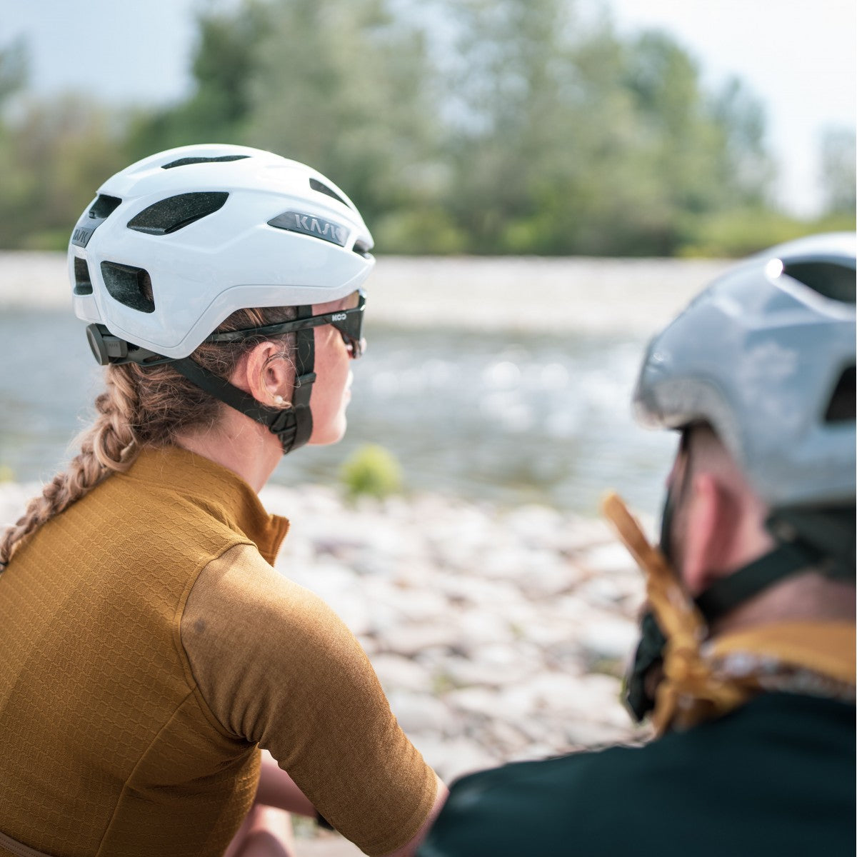 Rennradhelm KASK SINTESI Weiß