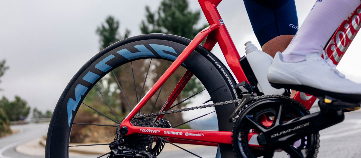 Paire de Roues MICHE DEVA RD 52 Tubeless Ready (Center Lock) Noir/Argent