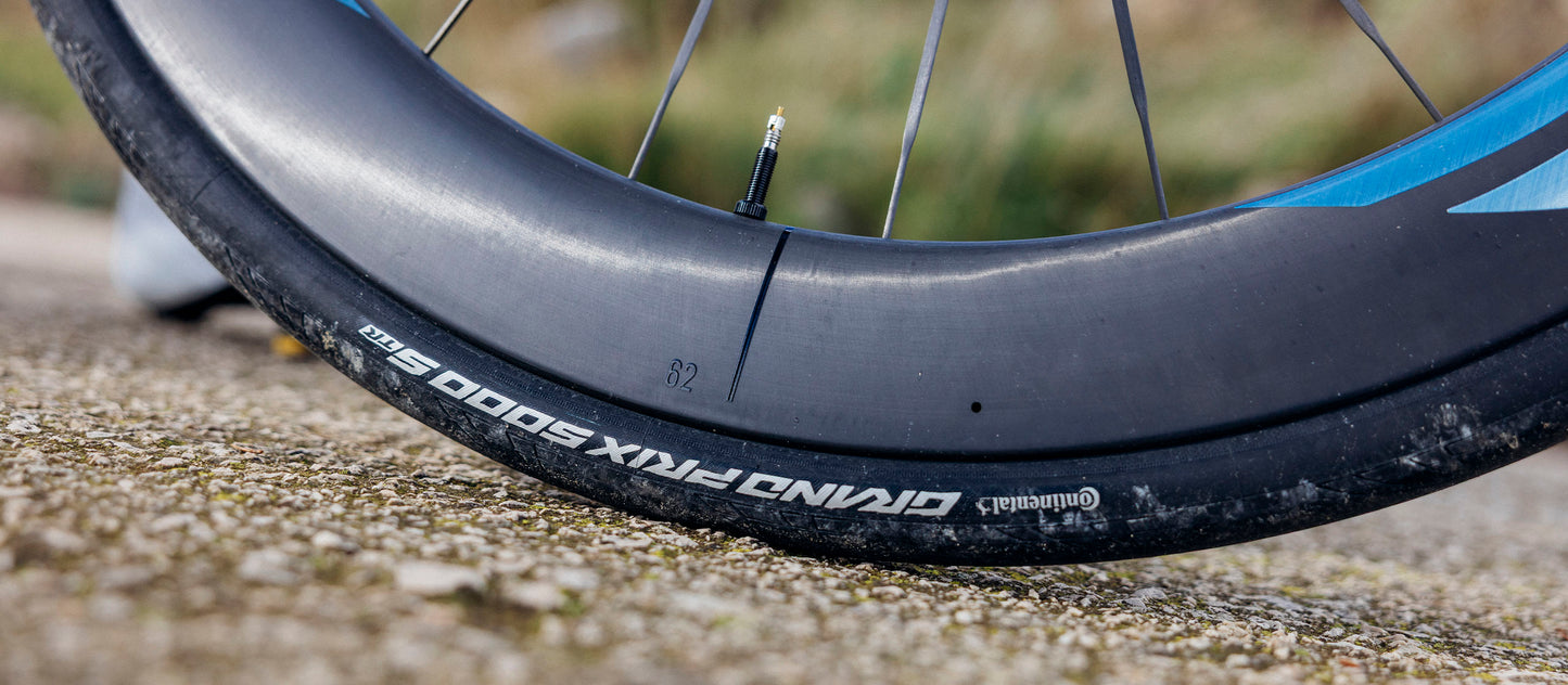 Paire de Roues MICHE DEVA RD 52 Tubeless Ready (Center Lock) Noir/Argent